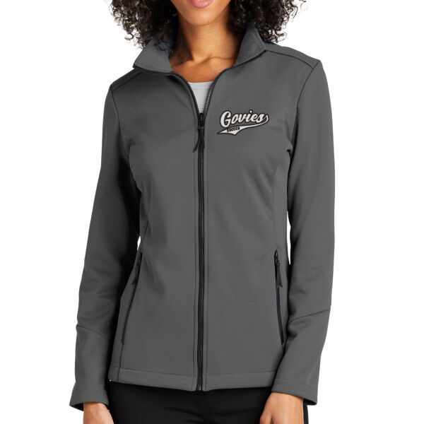 Port Authority® Ladies Collective Tech Soft Shell Jacket - Embroidered Logo Thumbnail