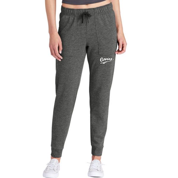 Sport-Tek ® Ladies PosiCharge ® Tri-Blend Wicking Fleece Jogger - Printed Logo Thumbnail