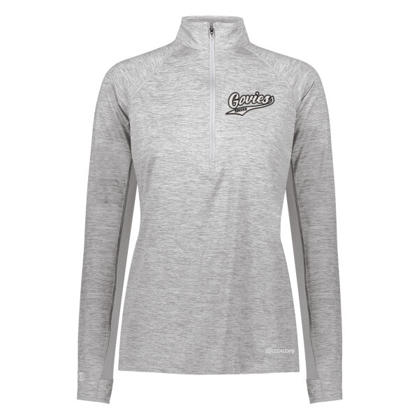 Ladies Electrify Coolcore(r) 1/2 Zip Pullover - Embroidered Logo Thumbnail