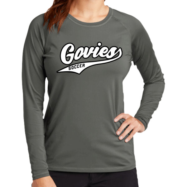 Sport-Tek ® Ladies Long Sleeve Rashguard Tee - Printed Logo Thumbnail