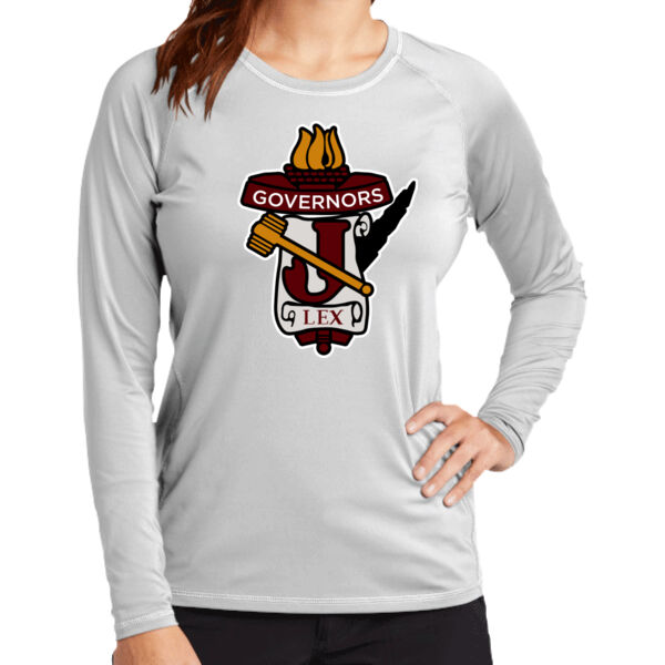 Sport-Tek ® Ladies Long Sleeve Rashguard Tee - Printed Logo Thumbnail