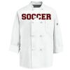 Eight Knot Button Chef Coat with Thermometer Pocket Thumbnail