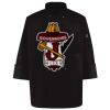 Ten Pearl Button Black Chef Coat Thumbnail