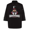 Ten Pearl Button Black Chef Coat Thumbnail